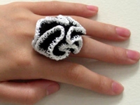 Crochet Spot Crochet Ruffle Ring